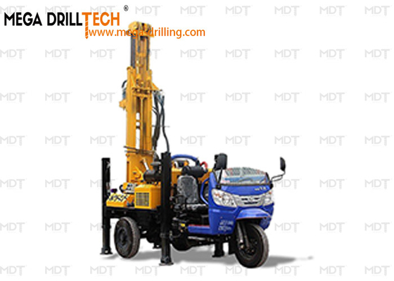 Deep Rock Water Well Crawler Drilling Rig dengan outriggers hidrolik