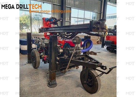 Perangkat Pengeboran Sumur Air Hydraulic Crawler Berat ringan