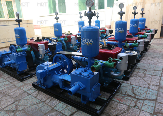 85mm Stoke Single Piston Mud Pump Oil Rig Untuk Investigasi Tanah