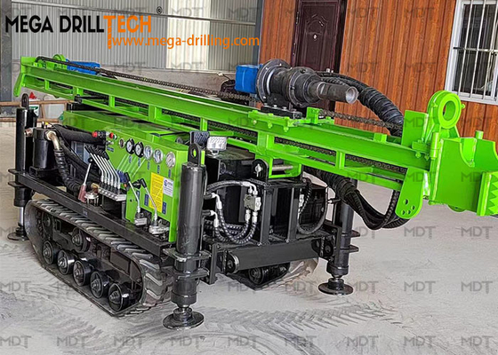 Rig Pengeboran Perayap Hidraulik Kedalaman 300m Mesin Pengeboran Horisontal