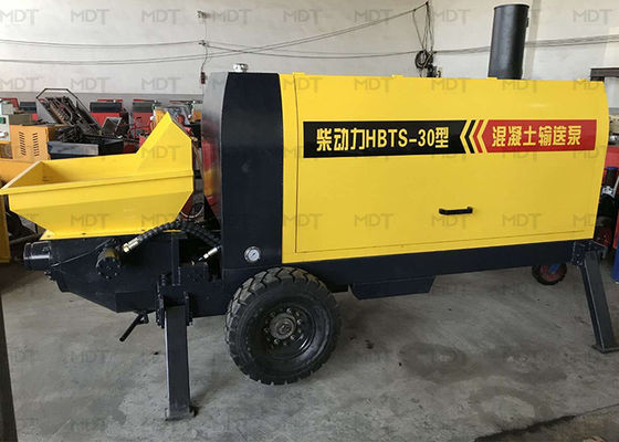 Kualitas  MDT-30 Small Shotcrete Machine Trailer Mounted Concrete Pump pabrik