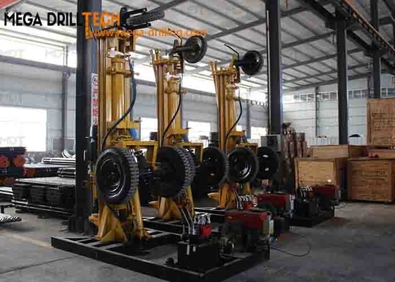 MDT-200D Self Propelled Portable Air DTH Rock Drill 200m untuk Pengeboran Sumur Air