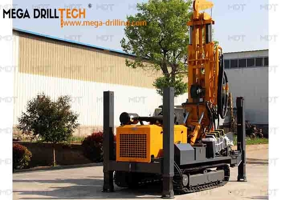MDT300 Crawler Borehole Drilling Rig Rig Pengeboran Sumur 300 Meter Kuat