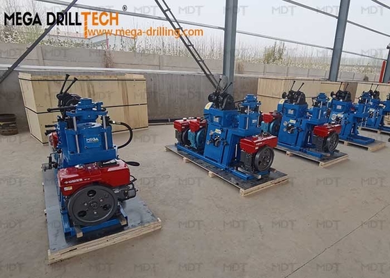 30m-50m Rig Pengeboran Portabel Kecil Untuk Pengeboran Ransel Pengeboran Gunung