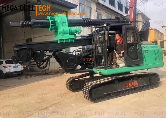 20m Bore Pipe Micropile Drilling Machine 88KW/2400r/min