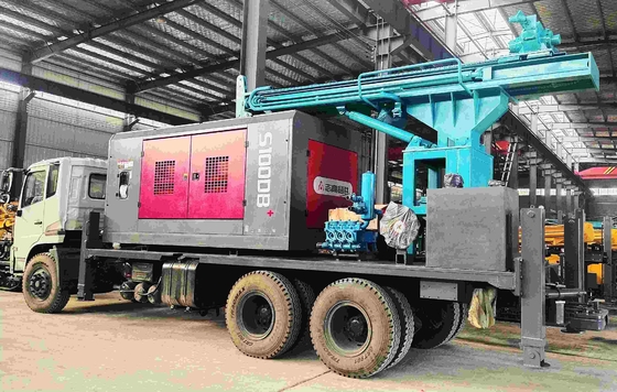 Truk dipasang Air Well Boring Rig Untuk Dijual