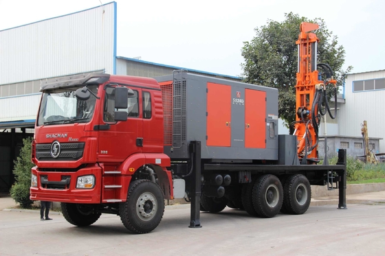 Truck dipasang Air Well Pengeboran Rig Multi Fungsi Full Hydraulic Pengeboran Rig