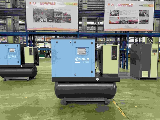990,9% minyak dilumasi Rotary Screw Compressor udara