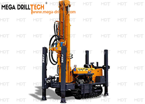 Pengeboran Lubang Air Sungai Rig Dual Motor Berputar