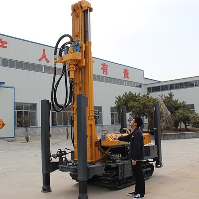 Pengeboran Lubang Air Sungai Rig Dual Motor Berputar