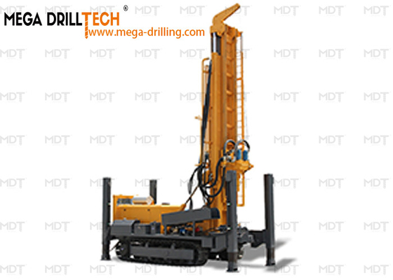Rumah tangga Hydraulic Crawler Air Well Pengeboran Rig Multifungsi