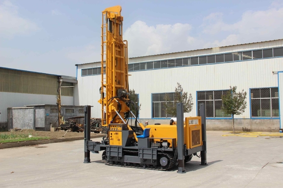 Rumah tangga Hydraulic Crawler Air Well Pengeboran Rig Multifungsi