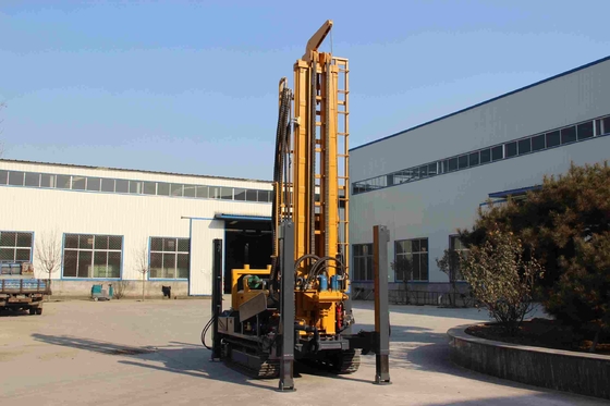 Komersial Air Well Hydraulic Crawler Drilling Rig Dengan Kecepatan yang disesuaikan