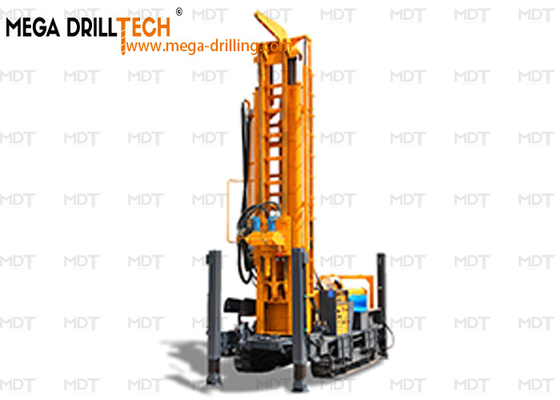 Komersial Air Well Hydraulic Crawler Drilling Rig Dengan Kecepatan yang disesuaikan