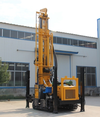 Komersial Air Well Hydraulic Crawler Drilling Rig Dengan Kecepatan yang disesuaikan