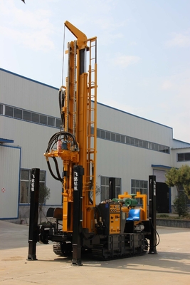 Komersial Air Well Hydraulic Crawler Drilling Rig Dengan Kecepatan yang disesuaikan