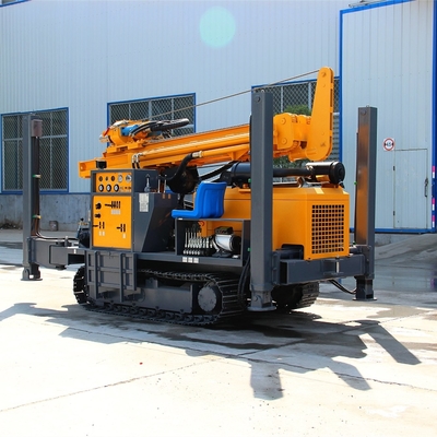 Komersial Air Well Hydraulic Crawler Drilling Rig Dengan Kecepatan yang disesuaikan