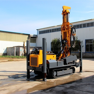 Komersial Air Well Hydraulic Crawler Drilling Rig Dengan Kecepatan yang disesuaikan