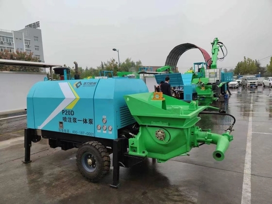 MDT-20D 42KW Mesin Pengaduk Beton Semen Hidrolik 22m3 / H