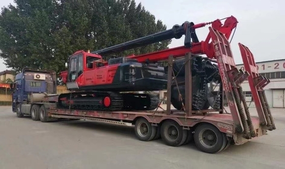 MDT-30 10m Kedalaman Borepil Rotary Piling Rig Fleksibilitas Tinggi