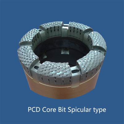 Pengeboran Geoteknik Bit Inti Berlian Diresapi Bit Inti PCD