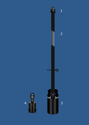SPT Standard Penetration Automatic perjalanan Hammer Diri Tripping
