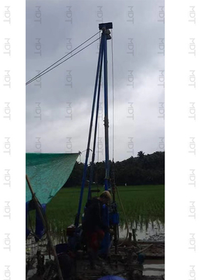 Mesin Pengeboran Lubang Bor Portabel Kedalaman 150m