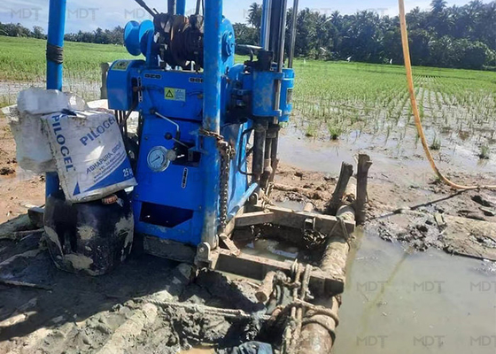 Mesin Pengeboran Lubang Bor Portabel Kedalaman 150m