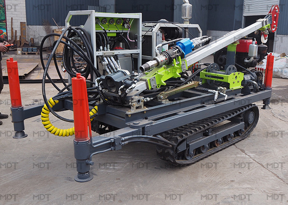 1200rpm 300m Depth Core Drilling Rig Peralatan Pengeboran Berlian Portabel