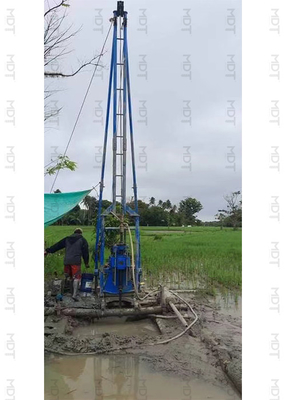 Rotary dan Percussion Geo-engineering Mesin Pengeboran Rig Untuk Uji Tanah &amp; Survei