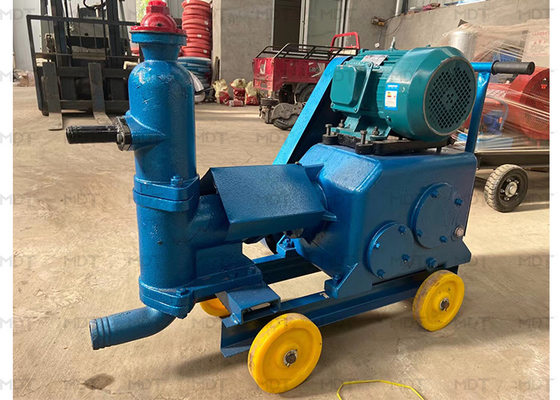 6000l / H 5.5kw Pompa Semen Grouting Listrik Portabel Warna Biru
