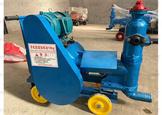 6000l / H 5.5kw Pompa Semen Grouting Listrik Portabel Warna Biru