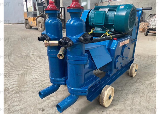 6000l / H 5.5kw Pompa Semen Grouting Listrik Portabel Warna Biru