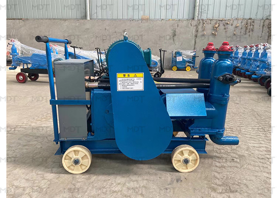 6000l / H 5.5kw Pompa Semen Grouting Listrik Portabel Warna Biru