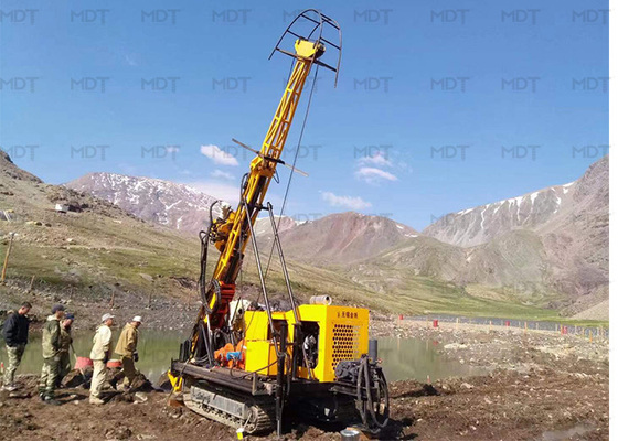 Jenis Roda Rig Pengeboran Inti Eksplorasi Permukaan Hidraulik