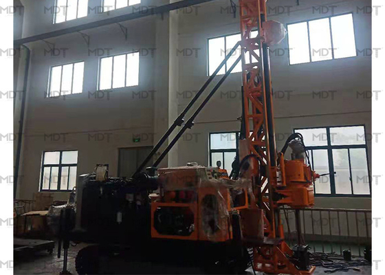 Penambangan Eksplorasi Mesin Hidrolik Piling Roda Jenis Baja