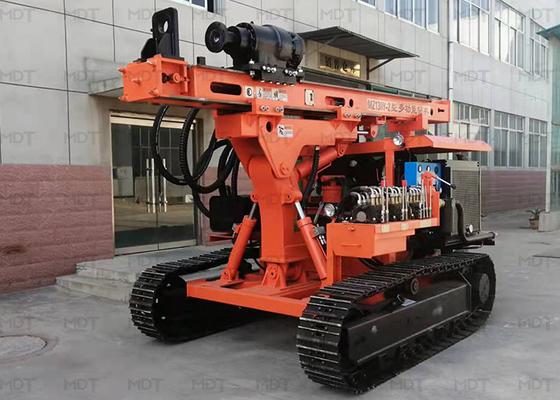 Rig Pengeboran Perayap Hidraulik Kedalaman 100m Teknik Mesin