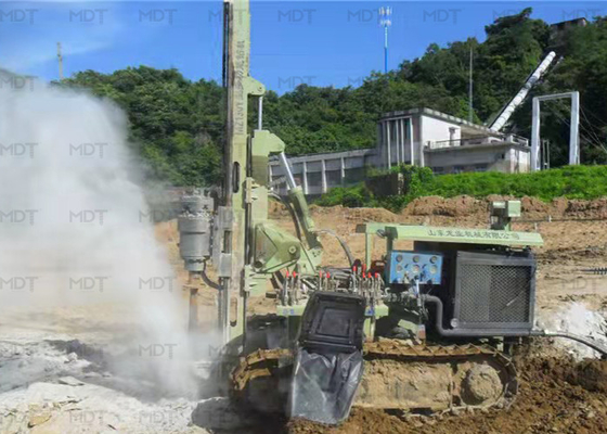 Mesin Bor Hidrolik Crawler Bored Pile Diameter 300mm