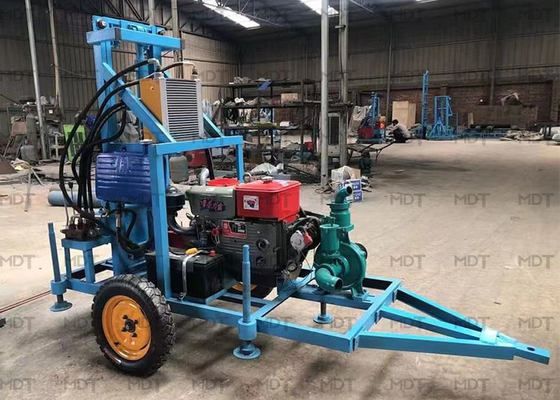 Rig Pengeboran Spindle 4000W Kedalaman 150m Untuk Pengeboran Pasir Darat