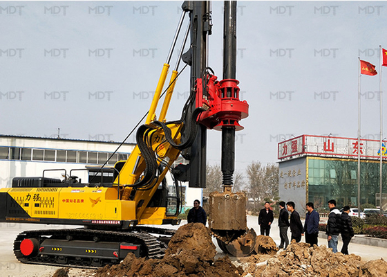 Rig Piling Rotary Hidraulik Kedalaman 30m 86KW Untuk Pondasi