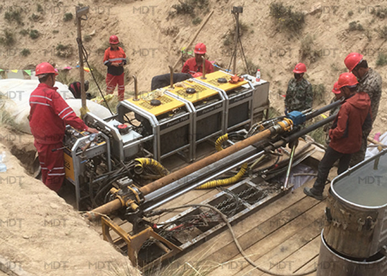 600m Kedalaman Mesin Rig Hidrolik Serbaguna Inti Sampel Rig Bor