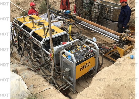 600m Kedalaman Mesin Rig Hidrolik Serbaguna Inti Sampel Rig Bor