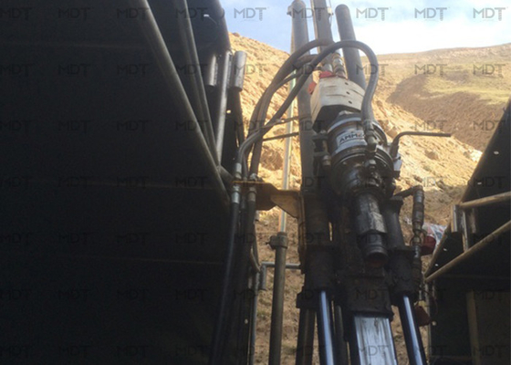 55KN Rig Pengeboran Inti Pengujian Tanah Rig Bor Berlian Portabel
