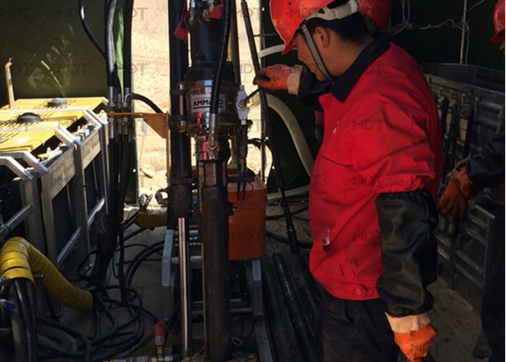 55KN Rig Pengeboran Inti Pengujian Tanah Rig Bor Berlian Portabel
