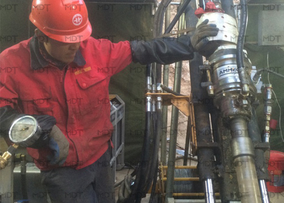 55KN Rig Pengeboran Inti Pengujian Tanah Rig Bor Berlian Portabel