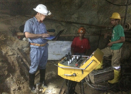 Mesin Pengeboran Terowongan 1000 Meter Hidrolik Rig Bor Berlian Bawah Tanah