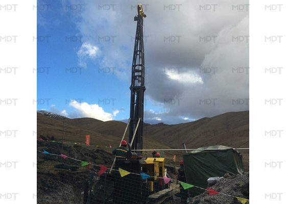 Rig Pengeboran Inti Kedalaman 1250m 1800rpm Rig Pengeboran Sumur Air Portabel