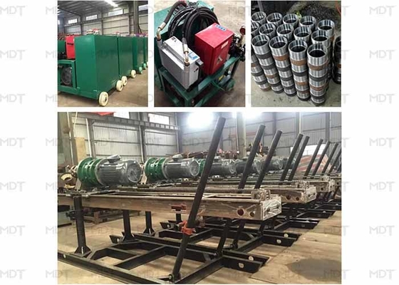 22kw 90 Derajat Rotary Piling Machine Perlindungan Lereng Portabel