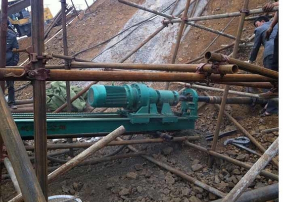 22kw 90 Derajat Rotary Piling Machine Perlindungan Lereng Portabel