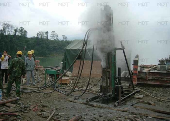 Mesin Bor Baut Jangkar Geoteknik Hidrolik Kedalaman 80m